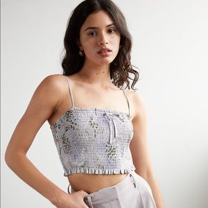 BNWT ARITZIA WILFRED FREE Smocked Tank